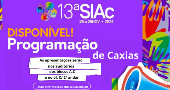 13ª Semana de Integração Acadêmica (SIAc 2024) 