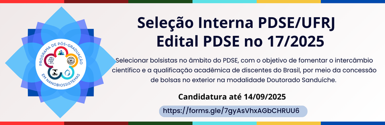 Seleção interna para o Programa de Doutorado Sanduíche no Exterior – PDSE